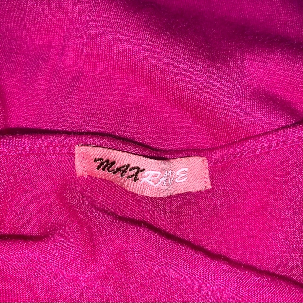 Max Rave bubble sleeve pink tunic - Picture 3 of 5